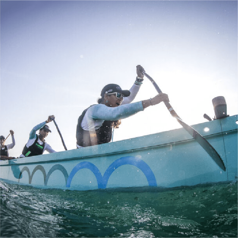 polynesian canoe -  Cascais